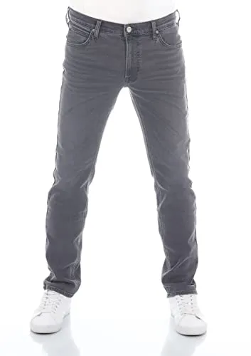 Lee Jeans Herren Stretch Regular Fit Daren Zip Fly Jeanshose - Herren-Jeanshose im Regular Fit mit Stretchanteil für optimalen Tragekomfort. Modischer Schnitt in Light Grey, ideal für den Alltag. Maschinenwaschbar und pflegeleicht.