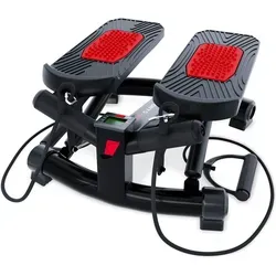 Sportstech Mini-Stepper STX300 - Vielseitiger Dreh- und Sidestepper für Fitnessanfänger - Stepper für den Heimgebrauch, ideal für effektives Training und Verbesserung der Fitness. Kompakt und platzsparend!