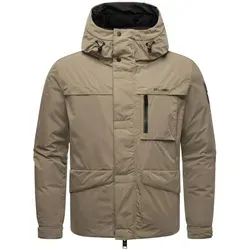Stone Harbour Winterjacke Yorchii XX Herren Outdoorjacke mit Fleece-Innenfutter braun L (52)