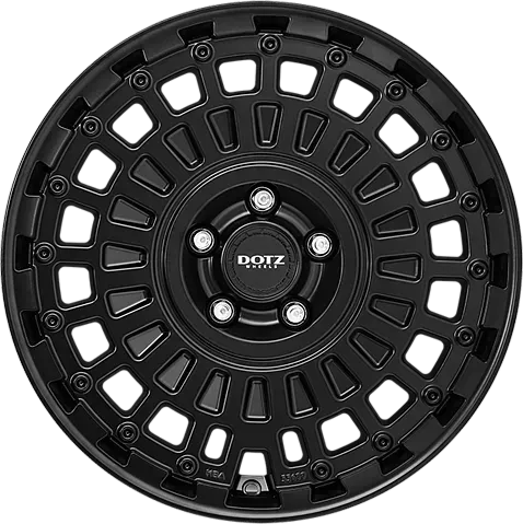 Dotz Talara Alufelge schwarz matt 8x18 ET44 - Elegante 8x18 Alufelge in schwarz matt, ideal für individuelle Fahrzeuggestaltungen. Hohe Qualität und ansprechendes Design für optimale Fahrperformance.