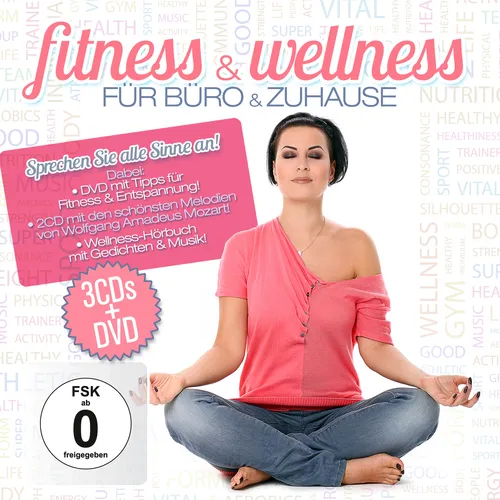 CD DVD Fitness and Wellness Für Büro Und Zuhause. 3CDs + DVD - Various Artists