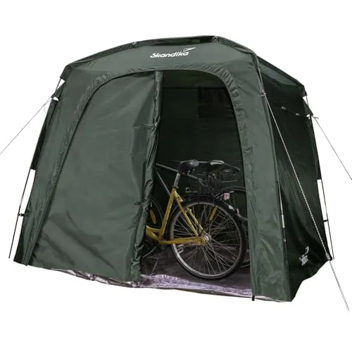 Skandika Storage Tent L | Gerätezelt für Fahrräder und mehr - Großes und wasserdichtes Gerätezelt mit 1,7 m Stehhöhe, ideal für Outdoor, Garten und Camping. Stabil und vielseitig einsetzbar für Möbel, Fahrräder und Geräte.