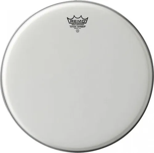 Remo VE0110–00 „Vintage Emperor“ Trommelkopf – 25,4 cm - Felle für Snare- und Tomtom-Trommeln, beschichtet, Vintage Emperor. Erleben Sie die legendäre Snare-Ansprache und akzentuierte Frequenzen dank 2-lagigen Polyesterfolien – ideal für kreative Drummer.