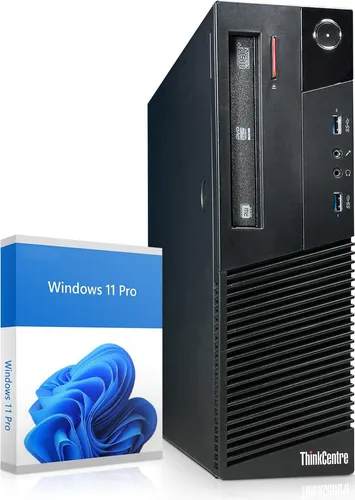 Lenovo Intel Core i7 Desktop Computer - PC-Systeme mit 4,0 GHz, 32GB RAM und 1TB SSD für blitzschnelles Arbeiten im Büro & Home Office. Inklusive Windows 11 Pro und stilvollem Zubehör.