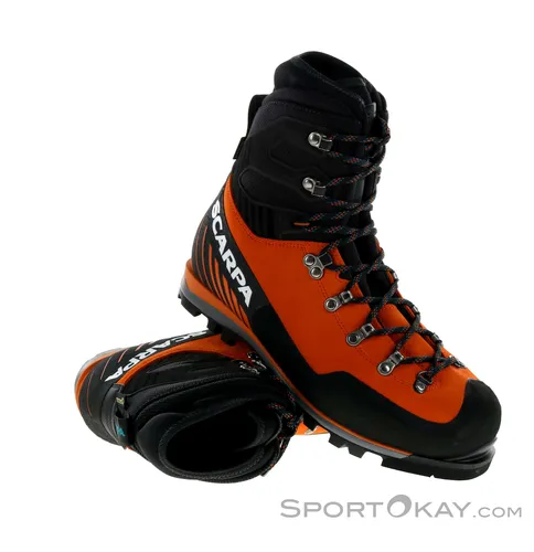 Scarpa Mont Blanc Pro GTX tonic 44,5 - Hochtechnische Wanderschuhe für Bergsteiger - Wanderschuhe für Herren, ideal für Bergsteigen & Hochtouren. Mit GORE-TEX Insulated Comfort für trockene Füße und Sock-Fit XT System für optimalen Komfort und Stabilität.