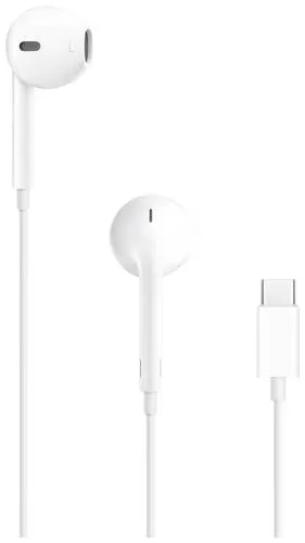 Apple EarPods (USB-C) - Kabelgebundene Stereo Ohrhörer - Kopfhörer mit ergonomischem Design für optimalen Sitz, schweiß- und wasserbeständig, integrierte Lautstärkeregelung und HiFi-Sound für ein erstklassiges Hörerlebnis.