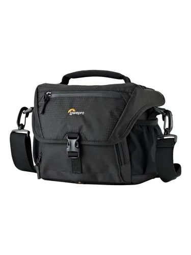 Lowepro Nova 160 AW II black - Wetterfeste Schultertasche für DSLR und spiegellose Kameras, ideal für unterwegs und perfekten Schutz