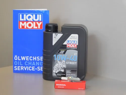 Wartungs Set Honda NSS 125 Forza Öl Zündkerze Service Inspektion Ölwechsel