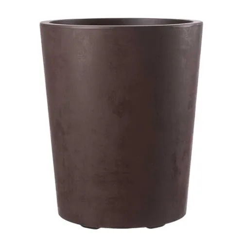 Kreher XL Pflanzkübel Millennium 48L - Robust & Pflegeleicht - Garten-Zubehör mit modernem Naturstein-Look und integriertem Bewässerungssystem für optimale Pflanzenpflege. Frost- und UV-beständig für ganzjährige Nutzung.