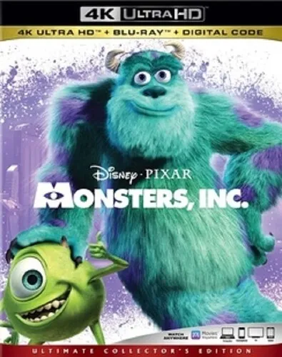 Monsters, Inc. [New 4K UHD Blu-ray] With Blu-Ray, 4K Mastering, Collector's Ed