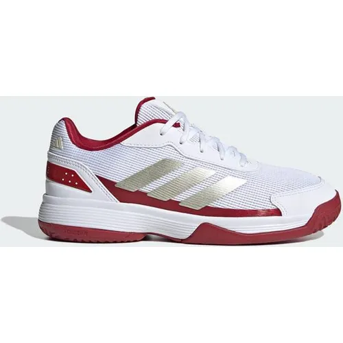 ADIDAS Crazyquick Kinder Padel Schuhe - Die ADIDAS Crazyquick Padel Schuhe für Kinder bieten leichten Komfort und sicheren Halt für aktive Spieler. Ideal für den Wechsel vom Padelplatz zum Spielplatz, mit strapazierfähiger Konstruktion und Gummiaußensohle für optimalen Grip.
