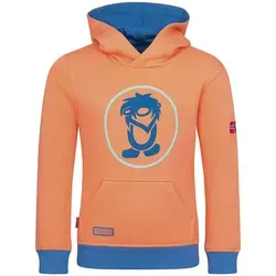 Trollkids Hoodie "Troll" in Orange, Größe 110 - Bequemer Trollkids Hoodie "Troll" in lebhaftem Orange, Größe 110. Ideal für aktive Kinder, ausgestattet mit einer praktischen Kängurutasche und einer kuscheligen Kapuze. Perfekt für Spiel und Freizeit!