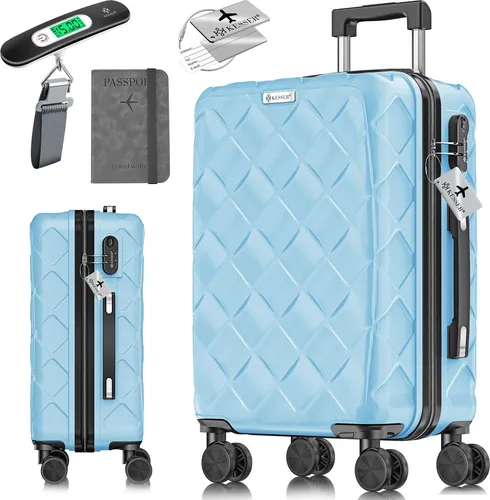 KESSER® Reisekoffer 120L - Robuster Hartschalenkoffer mit Zahlenschloss - Koffer mit 120L Volumen, integrierter Kofferwaage und 360° Rollen für müheloses Reisen. Ideal für Business und Urlaub, bietet maximalen Schutz und Komfort.