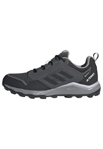 adidas Terrex Tracerocker 2 Gore-Tex Damen Laufschuhe - Gris/argent - 39.1/3 - Laufschuhe für Damen mit wasserdichtem Gore-Tex-Material, ideal für Trails und Outdoor-Aktivitäten.