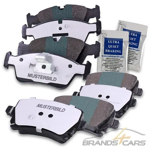 Atec 8x Bremsbeläge vorne + hinten für Fiat, Citroën, Lancia, Peugeot - Hersteller-Nr. 40576208 - Atec 8x Bremsbeläge (40576208) für Vorder- und Hinterachse, inklusive Verschleißwarnkontakt. Ideal für zuverlässige Bremsleistung und Sicherheit im Straßenverkehr.