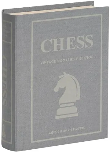 WS Game Company Chess Vintage Bookshelf Edition
