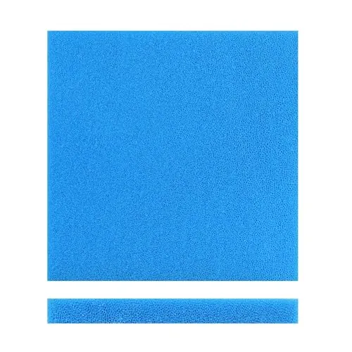 Wiltec - Filtermatte Schaumstoff 50 X 50 X 3 Cm Grobe Porung 10 Ppi Für Teichfilter Aquarienfilter Aquarium Filter Außenfilter Wasser
