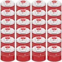 EVOCAMP Gaskartusche Butan Propan 300g - Ideal für Weber Q100/1200 - Gaskartusche für Grill und Kochen, 300g mit Schraubventil, ideal für Abflammgeräte und Gaskochgeräte, sicheres Entnahmeventil verhindert Gasaustritt.