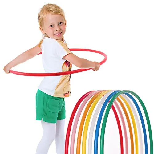 HOOPOMANIA Kinder Hula Hoop Reifen Ø75cm - Rot für mehr Bewegung - Fördert die Bewegung von Kindern in einer digitalen Welt. Der robuste Hula Hoop Reifen aus hochwertigem HDPE ist leicht und ideal für kreative Tanzübungen und Tricks. Spaß und Fitness für Mädchen und Jungen!