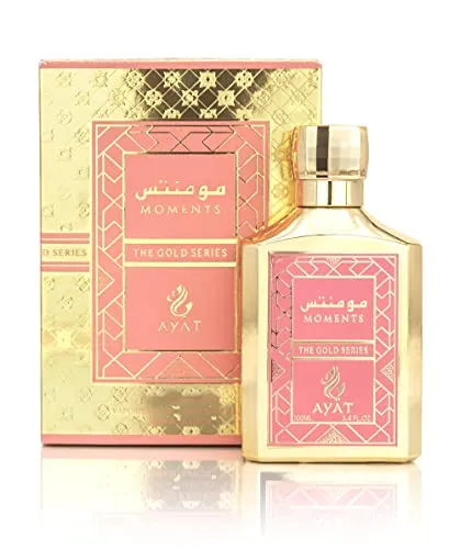 AYAT PERFUMES - Eau de Parfum THE GOLD SERIES - Moments 100-ml Arabian Senteur Für Frauen Hergestellt in Dubai (Moments)