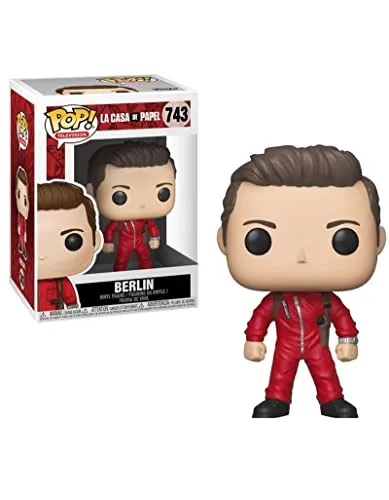 La Casa de Papel - Berlin 743 - Funko Pop! Vinyl Figur - Rot - Entdecken Sie die faszinierende Funko Pop! Figur Berlin #0743 aus der Serie Money Heist. Ideal für Sammler und Fans, überzeugt sie durch hochwertige Verarbeitung und Detailtreue. Perfekt als stilvolle Deko oder Geschenk.