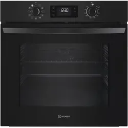 Indesit IO 5280C B Elektrischer Ofen mit 71 l Volumen - Multifunktions-Backofen mit 8 Kochmodi und einfacher Touch-Bedienung. Das elegante Design und die katalytische Reinigung sorgen für mühelosen Genuss beim Kochen.