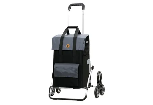 Andersen Einkaufstrolley XXL - Klappbar mit Kühlfach - Robuster Einkaufstrolley mit 43 Litern Volumen und Treppensteiger-Rädern für mühelosen Transport. Ideal für stressfreies Einkaufen mit 50 kg Tragkraft und praktischem Kühlfach.