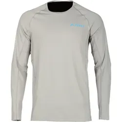 Klim Aggressor -1.0 Cooling Langarm Funktionsshirt, grau, Größe S für Männer - Herren-Shirts mit innovativer Kühlungstechnologie, schnell trocknend und atmungsaktiv für optimalen Tragekomfort bei aktiven Einsätzen.