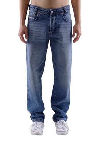 Picaldi Zicco 472 Herren Jeans | Relaxed Tapered Fit | Sapphire Blue - Lässige Herrenjeans im Relaxed Tapered Fit mit großzügigem Schnitt für höchsten Tragekomfort. Der edle Sapphire Blue Denim sorgt für einen urbanen Look und die verdeckte Knopfleiste verleiht Eleganz.