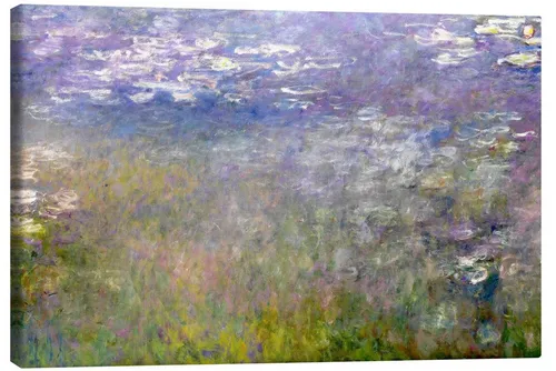Posterlounge Wandbild Seerosen, Agapanthus (rechte Tafel), Claude Monet, erhältlich als Poster, Leinwandbild, Wandsticker oder Acrylglasbild