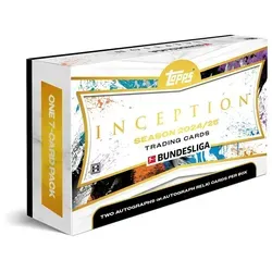 Topps Inception Bundesliga Box Display 2024-25 - OVP Trading Card Displays mit limitierter Erstauflage, perfekt für Sammler und Fans der Bundesliga.