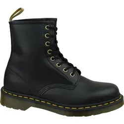 Dr. Martens Vegan 1460 Black Felix Rub Off - Unisex Wanderschuhe - Robuste Wanderschuhe mit AirWair-Logo, 8 Ösen und veganem Obermaterial für umweltbewusste Abenteuer.