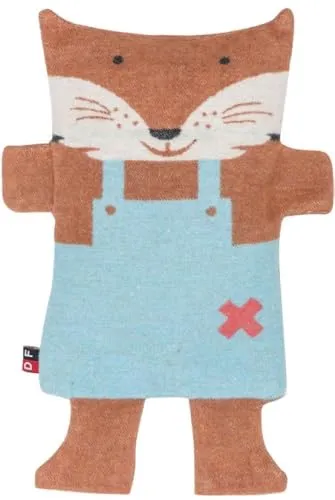 David Fussenegger Körnerkissen 'Fuchs' 16 x 29 cm Terracotta - Kirschkern- & Dinkelkissen für Babys, aus recycelten Materialien, waschbar und mit herausnehmbarer Füllung für optimale Hygiene und Komfort.
