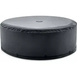 Intex 28532 Thermo-Solar-Abdeckplane für PureSpa 6 Plätze, energieeffizient, Schwarz - Solarabdeckung für runden PureSpa mit 6 Sitzplätzen, bietet bis zu 50 % höhere Energieeffizienz, schützt vor Witterungsschäden und sorgt für geringere Energiekosten.