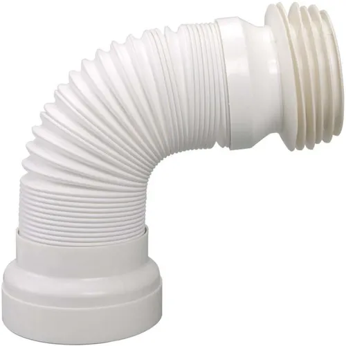 Airfit WC-Anschluss-Rohr 90010WA DN 98 - 120, 285 - 500 mm, flexibel, weiß