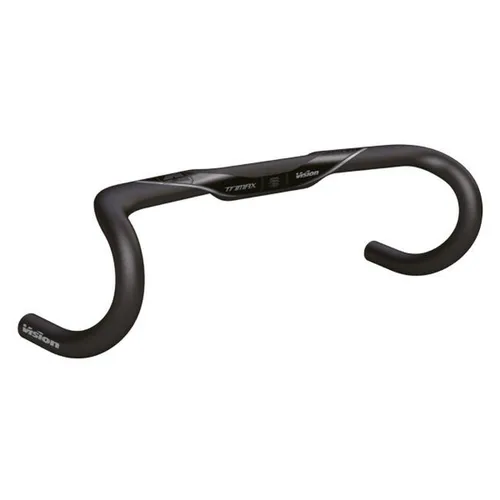 Vision Lenker Trimax Aero 31,8 mm - 440 mm - Schwarz - Fahrradlenker aus Aluminium mit 7° Frontsweep und 4° Flare, ideal für aerodynamische Positionen und kompatibel mit neuen Di2-Kabelsystemen.