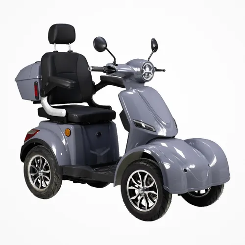 Volta VM6 4-Rad Senioren-Roller - Elektromobil für Senioren mit 1kW Motor, bis zu 50 km Reichweite und 25 km/h Geschwindigkeit. Ideal für draußen und Straßenfahrten.