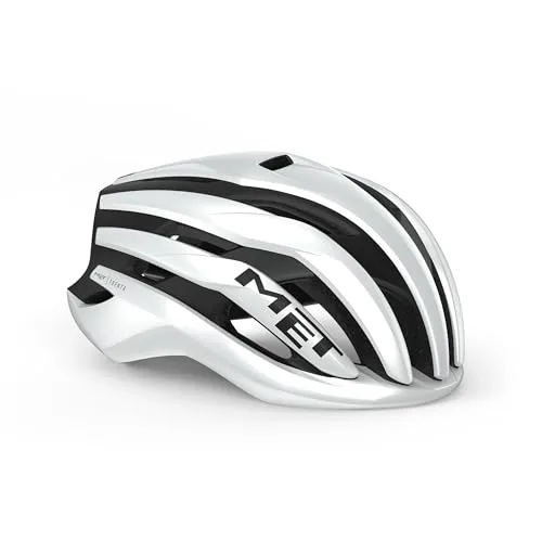 MET Trenta MIPS® Fahrradhelm - white black, matt glossy - L/58-61cm - Fahrradhelme mit MIPS C2®-Sicherheitssystem für optimalen Schutz und Komfort. Ideal für Radsportler, die Leistung und Sicherheit vereinen möchten.