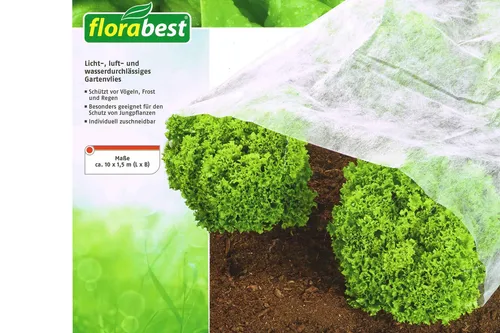 Florabest Pflanzen Vlies Frühbeet Jungpfanzen Tomaten Garten Vögel Frost Schuzt