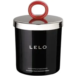 LELO Flickering-Touch-Massagekerze - Erotik-Massagekerzen, verwandelt sich beim Schmelzen in luxuriöses Massageöl mit dem Duft von schwarzem Pfeffer & Granatapfel für entspannende Momente.