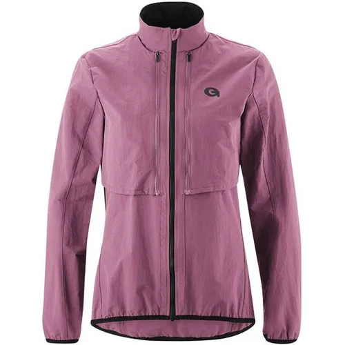 GONSO Damen Schlupfjacke Lanzada 2in1 - Vielseitige Schlupfjacke für Damen mit abzippbaren Ärmeln, winddicht und wasserabweisend, ideal für Radfahrerinnen bei jedem Wetter.