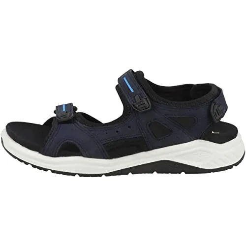 Ecco Kid's X-Trinsic Connecting Stripe Sandalen 27 | EU 27 blau - Wanderschuhe für Kinder, atmungsaktive Sandalen in Blau, ideal für Reisen und Abenteuer, aus 100% Leder für besten Tragekomfort.