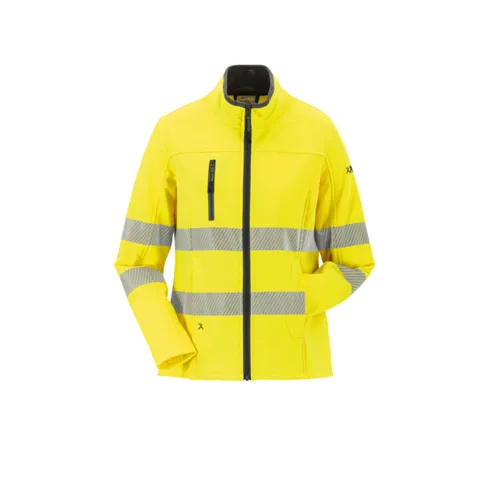 Planam Norit Warnschutz Damen Pure - Gelb, Gr. 48 - Hochsichtbare Warnschutzjacke für Damen, gefertigt aus strapazierfähigem Material, ideal für den professionellen Einsatz in sicherheitsrelevanten Bereichen.