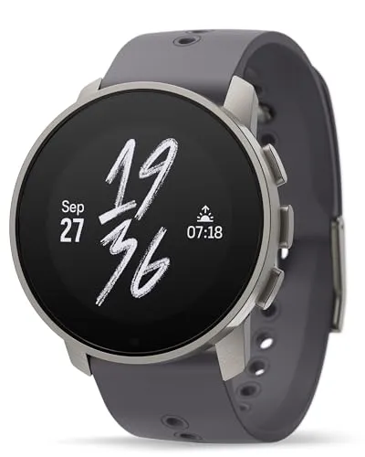 Suunto 9 Peak Pro Titanium GPS Uhr - Multisportuhr in Schwarz - Höhenmesser mit schlankem Design und präzisen Funktionen, ideal für Sport, Abenteuer und den Alltag.