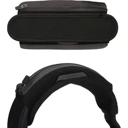 kwmobile Kopfband Abdeckung kompatibel mit Bose Quiet Comfort 35 / 35 II / 25 / QC 35 / QC 35 II / QC 25 Case - Nylon Stirnband Polster - Kopfhörer - Schwarz