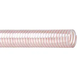 Saugschlauch ARMOFLEX®/PU/FOOD 38mm - 30m - Hochabriebfester Saug- und Druckschlauch für Lebensmittel, mit 5,0 bar Betriebsdruck bei 20°C. Ideal für sichere Anwendungen im Garten und der Lebensmittelindustrie.