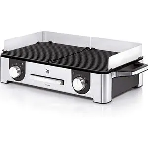 WMF Master-Grill Lono - Kompakter 2.400W Elektrogrill mit Windschutz, pflegeleicht und ideal für Zuhause oder Unterwegs
