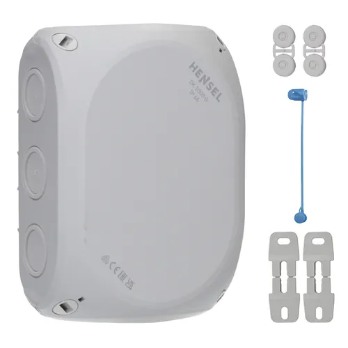 Kabelabzweigkasten DK 1000 GZ ohne Klemme IP66 - Anschlusskästen, wetterfest und ideal für die geschützte Installation im Freien mit Schutzart IP66 und mechanischer Beanspruchung IK07.