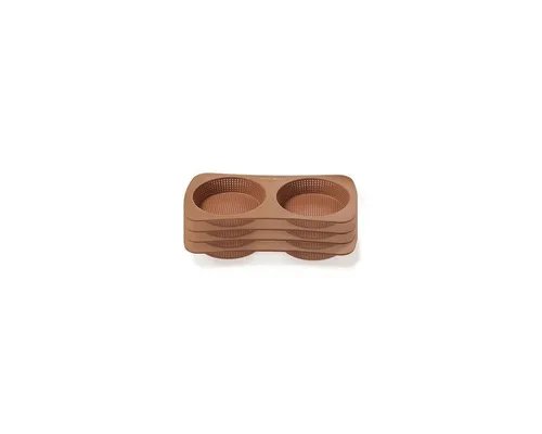 Betty Bossi Brotbackform für Burgerbrötchen, 4-tlg. - Sonstiges Backzubehör, aus hitzebeständigem Silikon (bis 230 °C) für perfekte Burgerbrötchen zu Hause.