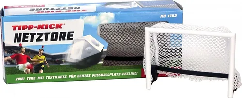TIPP-KICK Netztore 2 Stück Tor Set zwei Tore mit Textilnetz Tip Kick